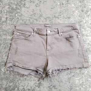 7 For All Mankind Denim Green Shorts